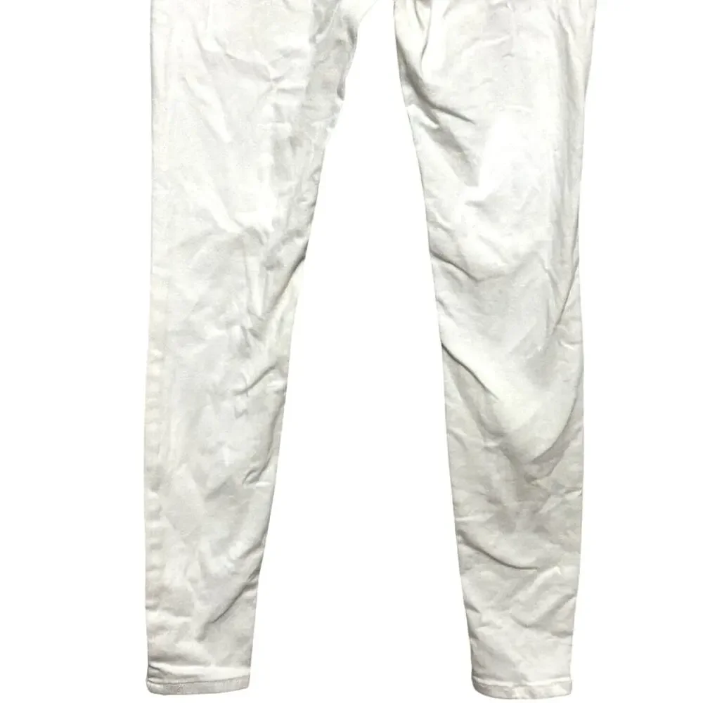 Abound Women's White Skinny Mid Rise Jeans Stretch Denim 26 NWT